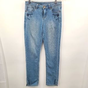 Laura Conrad Skinny Stretch straight leg jeans, size 6‎